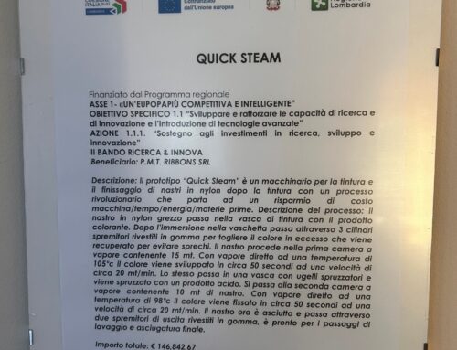 PROTOTIPO QUICK STEAM: TINTURA E FINISSAGGIO